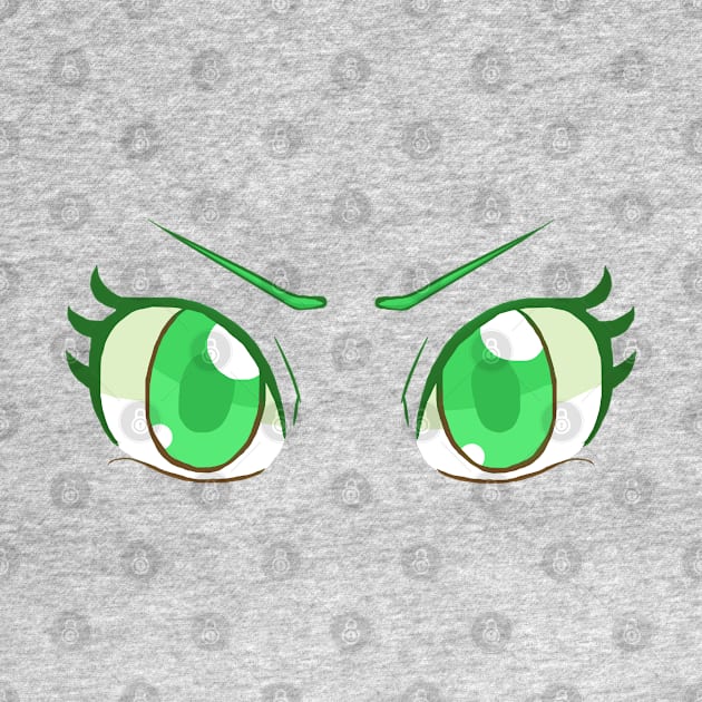 Anime Eyes Green by Miss_Akane